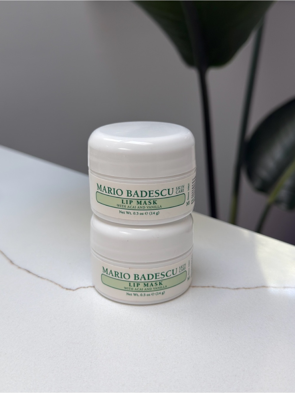 Mario Badescu Lip Mask with Açaí & Vanilla - Bundle of 2 (0.5oz each)